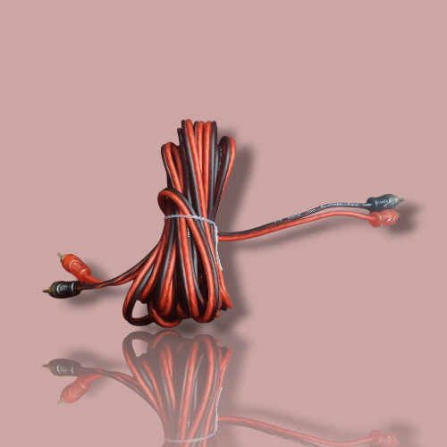 XTC RCA 2X2 MALE 5 METER RED/BLACK - Image 2
